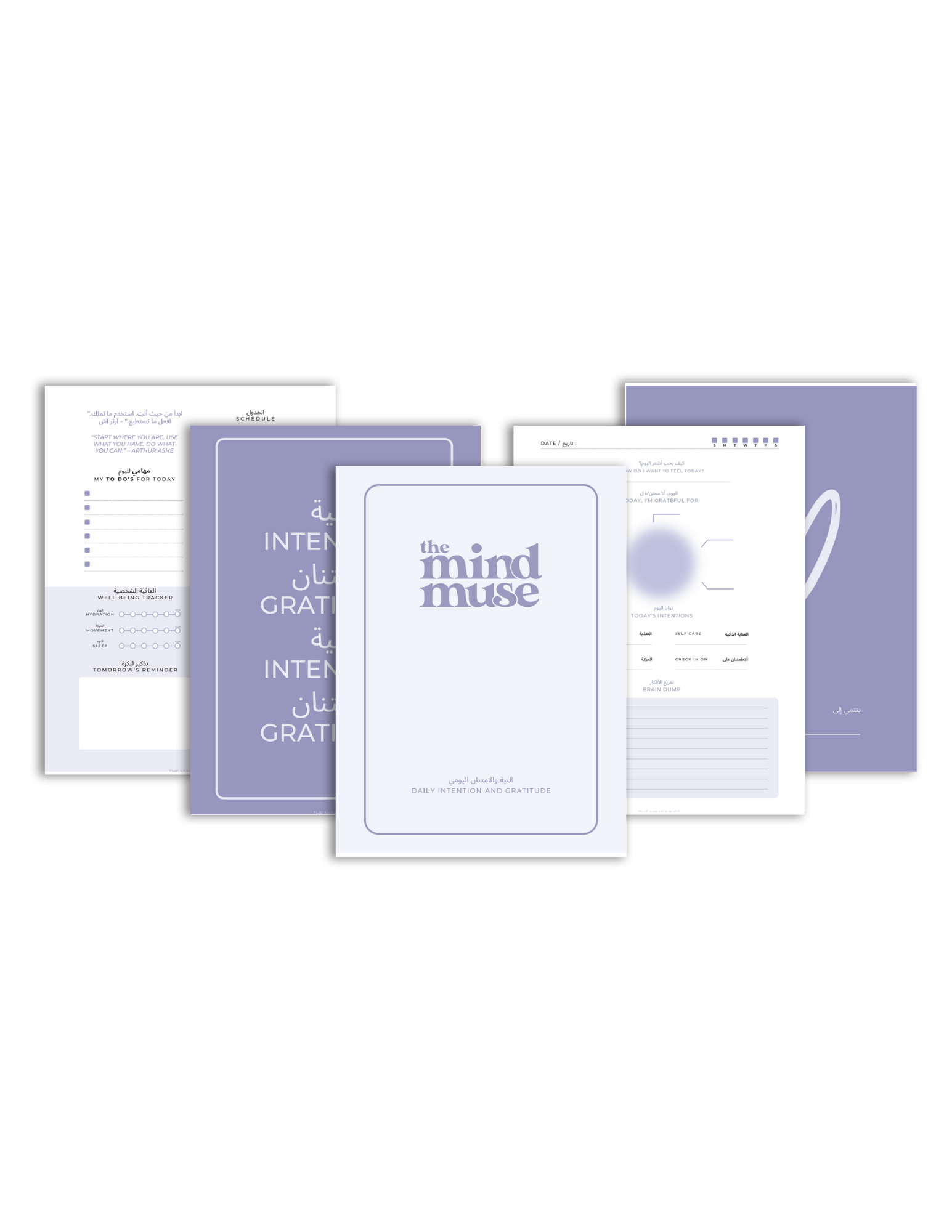 Daily Intention and Gratitude Planner